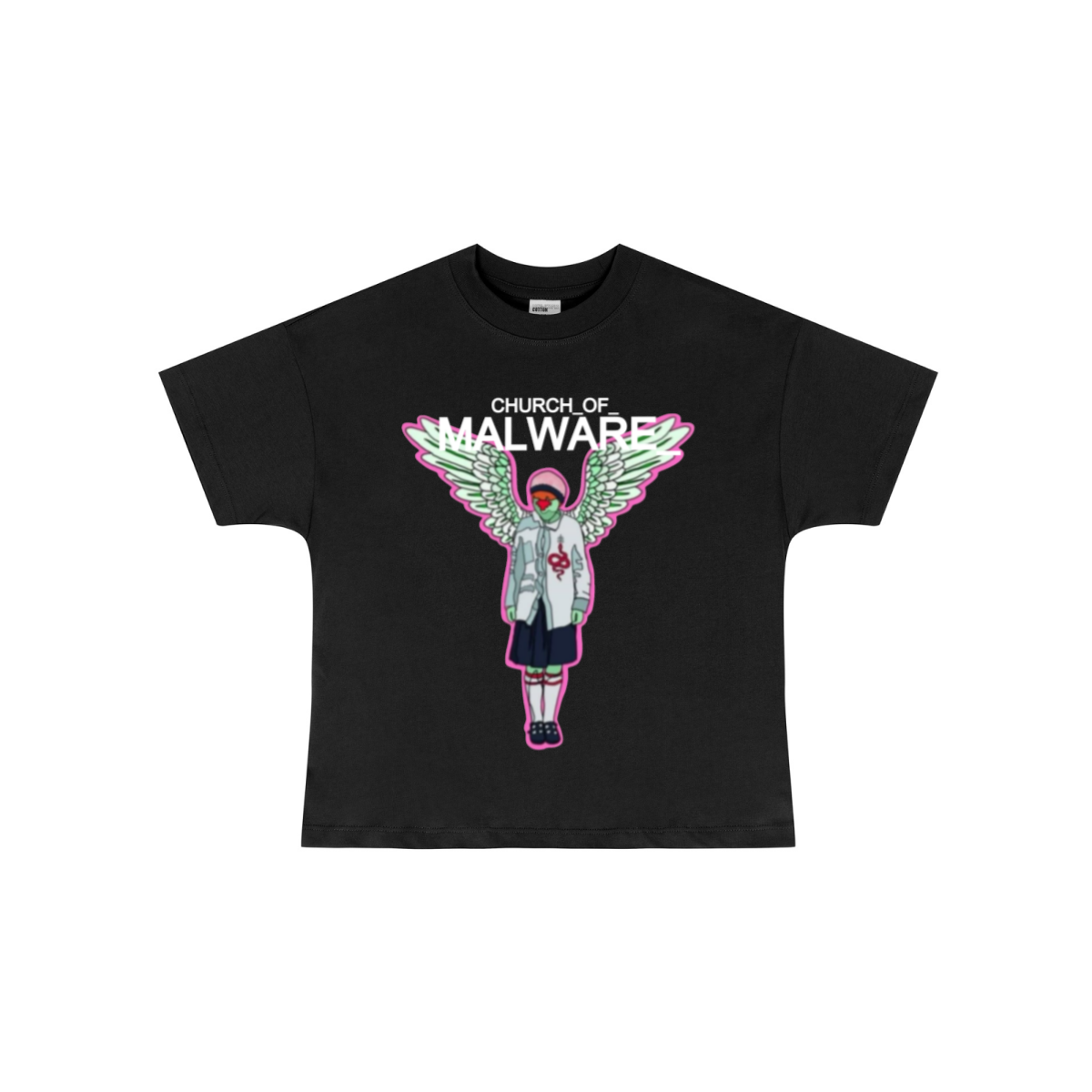 255GSM Women’s Long-Staple Cotton Jersey T-shirt Black